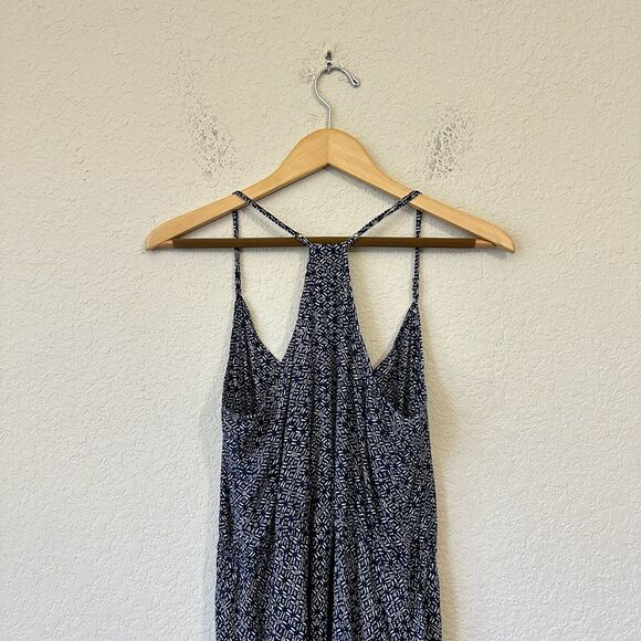 PATAGONIA Lost Wildflower Dress in Sunburst Crux Navy w Pockets Adjustable - Picture 6 of 11